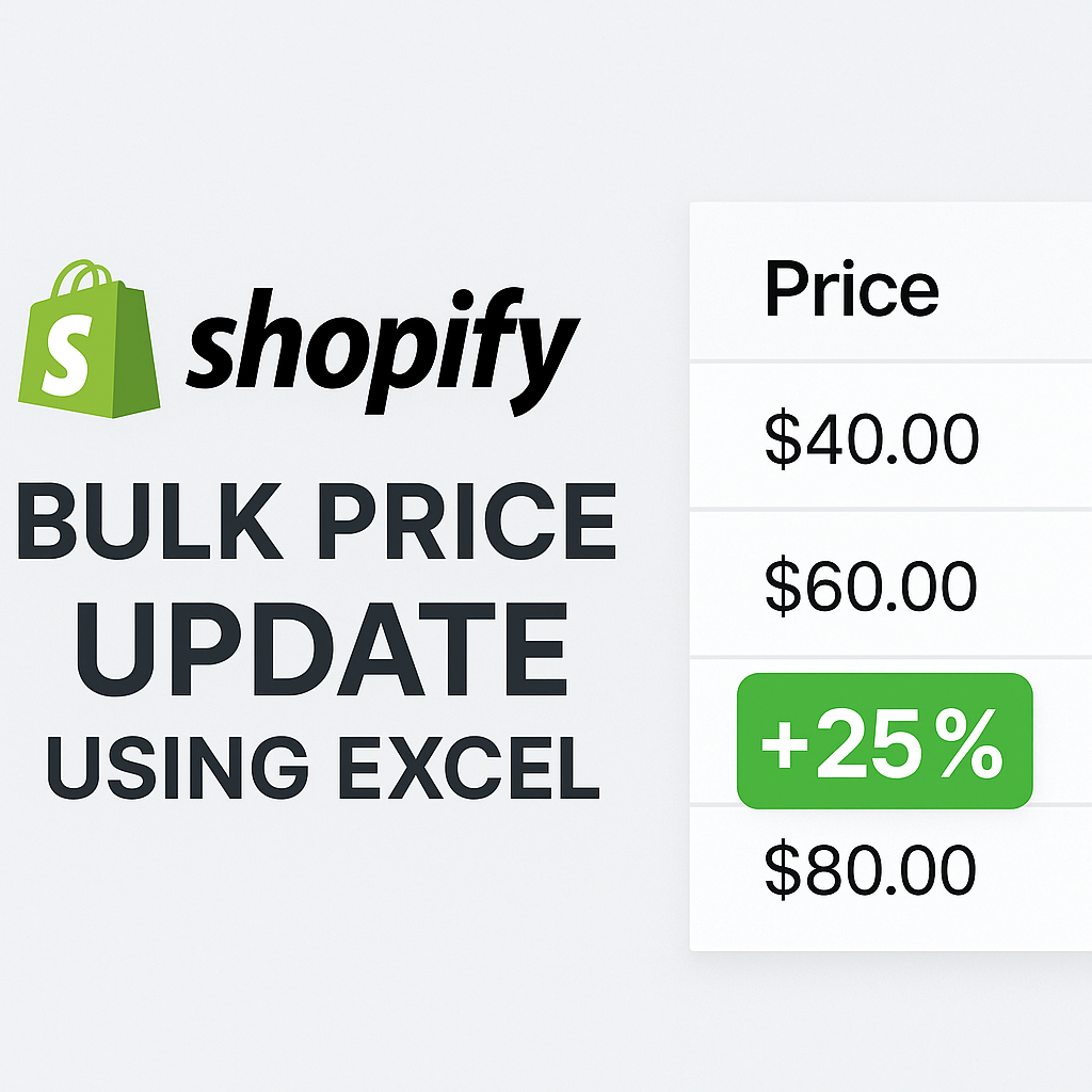 How to Easily Update Product Prices in Bulk on Your Shopify Store